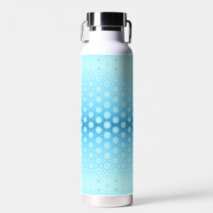 Bouteille D'eau Jolie Ombre bleu et broche géométrique