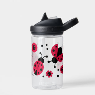 Bouteille D'eau Jote Lady Bug Flower Motif