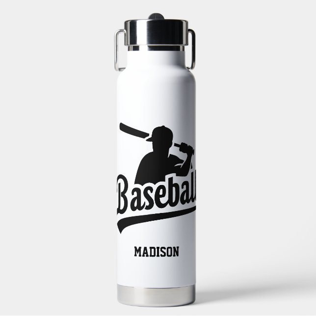 Bouteille D'eau Joueur de baseball personnalisé et couleur (Salle de sport)