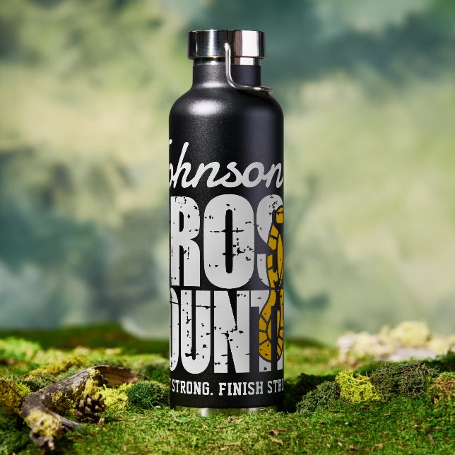 Bouteille D'eau Joueur d'équipe d'exécution d'AJOUT TEXTE inter-pa (Café)