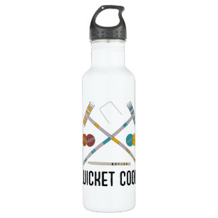 Bouteille D'eau Joueurs de Croquet Funny Cool Wicket