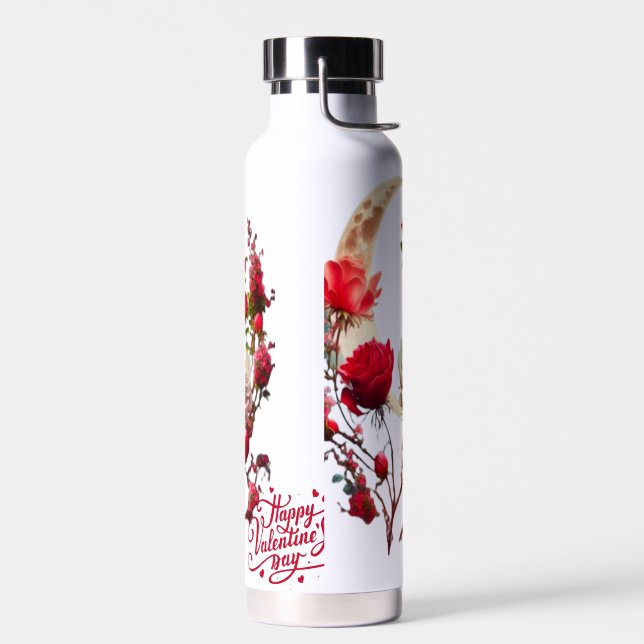 Bouteille D'eau Jour de rose  (Gauche)