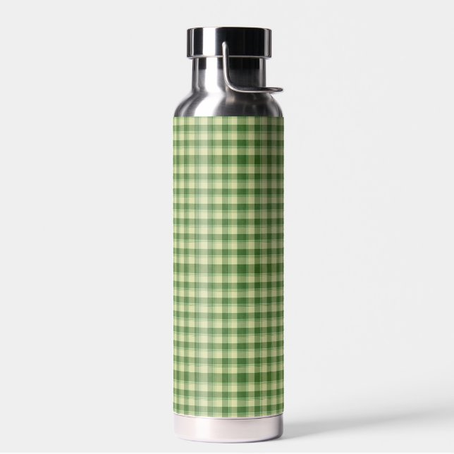 Bouteille D'eau Journée de la Saint Patrick à Plaid Vert (Gauche)