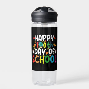Bouteille D'eau Joyeux 100e Jour d'École Enseignant Élève