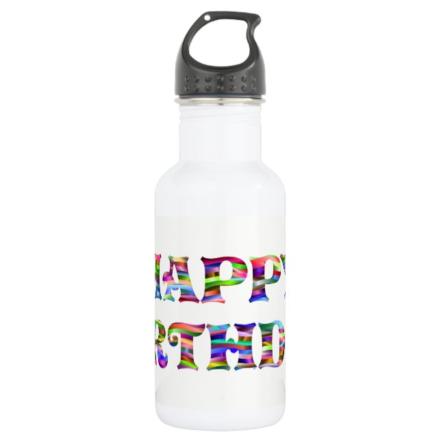 Bouteille D'eau Joyeux anniversaire (Devant)