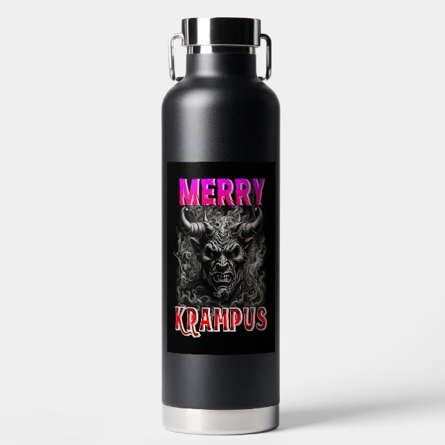 Bouteille D'eau Joyeux Krampus (Avant)