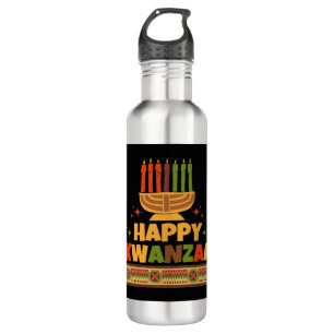 Bouteille D'eau Joyeux Kwanzaa