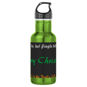 Bouteille D'eau Joyeux Noël C'est mon cadeau de Santa - Oh Oh Oh!