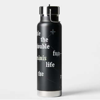 Bouteille D'eau Jumeaux Amusant et Inspirant pour un Usage Quotidi