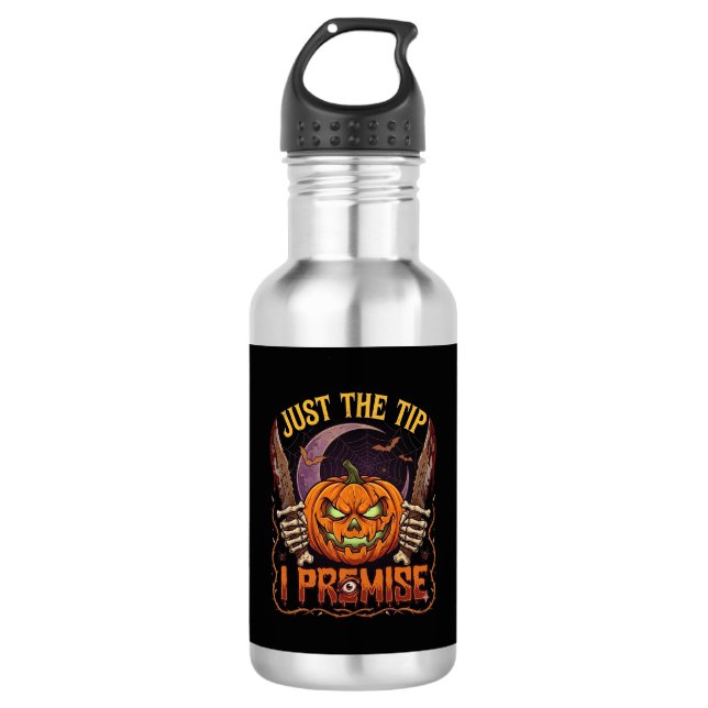 Bouteille D'eau Juste l'extrémité Prémisse Halloween Citrouille Co (Devant)