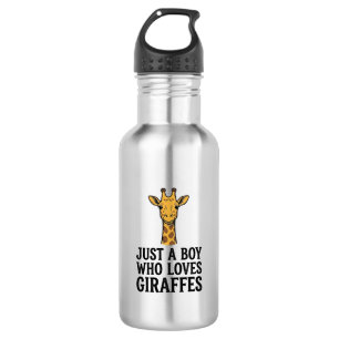 Bouteille D'eau Juste un garçon qui aime les girafes T-shirt giraf