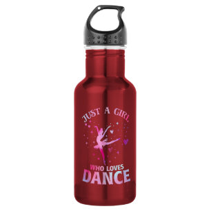 Bouteille D'eau Juste Une Fille Qui Aime Danse Danseuse De Ballet 