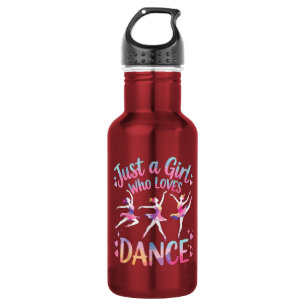 Bouteille D'eau Juste une fille qui aime la danse