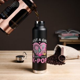 Bouteille D'eau Juste une fille qui aime la K-Pop