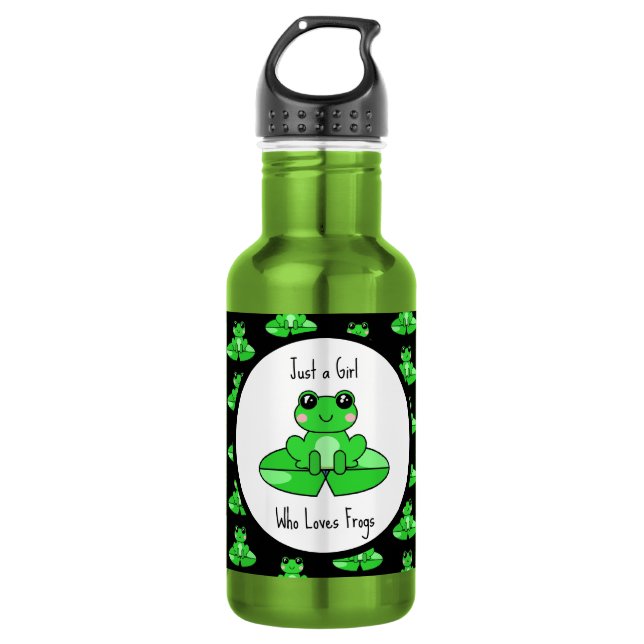 Bouteille D'eau Juste une fille qui aime les amis (Devant)