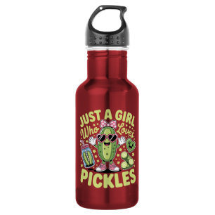 Bouteille D'eau Juste Une Fille Qui Aime Les Cornichons
