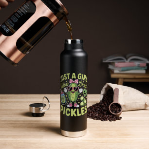 Bouteille D'eau Juste Une Fille Qui Aime Les Cornichons