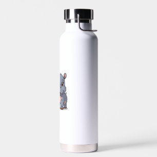 Bouteille D'eau Juste Une Fille Qui Aime Moo Deng Baby Hippopotame