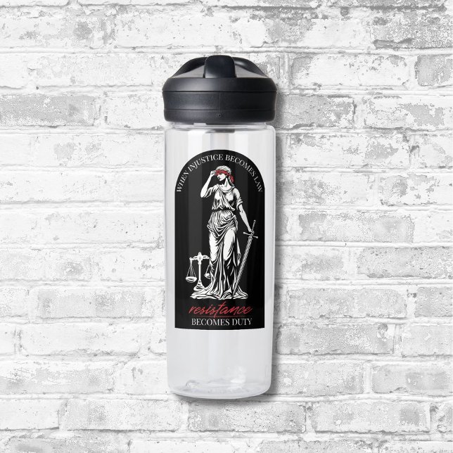Bouteille D'eau Justice de la dame (Créateur téléchargé)