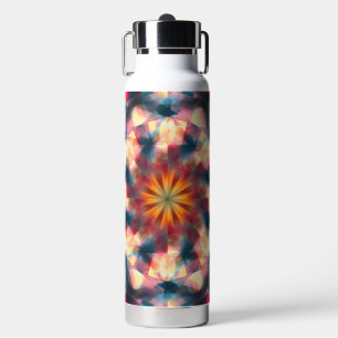 Bouteille D'eau Kaleidoscopique Prismatique Mandala