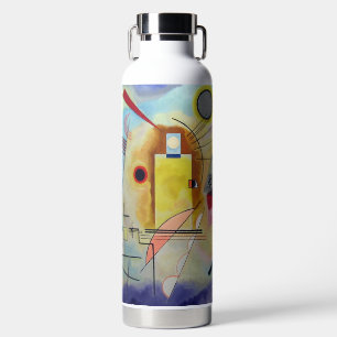 Bouteille D'eau Kandinsky 1925 jaune rouge bleu
