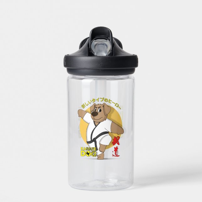 Bouteille D'eau Karate Dog | 14 oz (Avant)
