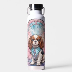 Bouteille D'eau Kawaii Cavalier King Charles Pastel