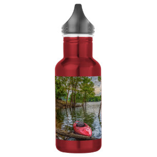 Bouteille D'eau Kayak Flottant Sur Table Rock Lake Acier Inoxydabl