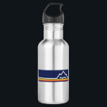 Bouteille D'eau Keystone, Colorado<br><div class="desc">Keystone,  Colorado,  est une station de ski haut de gamme avec trois montagnes incroyables,  des tonnes d'aventures en plein air,  un hébergement et un restaurant extraordinaires. Ce grand design vintage a un look rétro.</div>