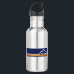 Bouteille D'eau Keystone, Colorado<br><div class="desc">Keystone,  Colorado,  est une station de ski haut de gamme avec trois montagnes incroyables,  des tonnes d'aventures en plein air,  un hébergement et un restaurant extraordinaires. Ce grand design vintage a un look rétro.</div>