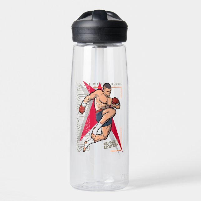Bouteille D'eau Kickboxing |  (Avant)