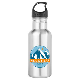 Bouteille D'eau Kings Peak Utah Stars Moon