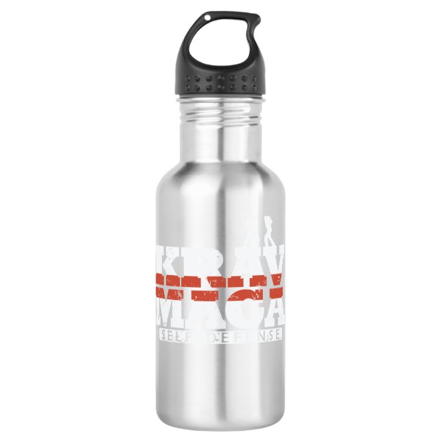Bouteille D'eau Krav Maga Selbstverteidigung Nahkampf (Devant)