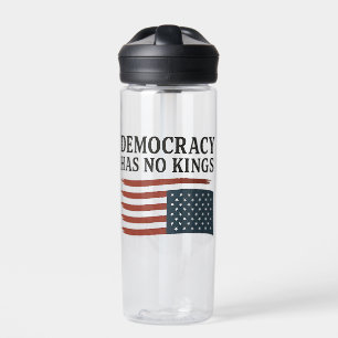Bouteille D'eau La démocratie n'a pas le roi anti-Trump USA