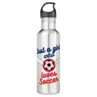 Bouteille D'eau La fille qui aime le football