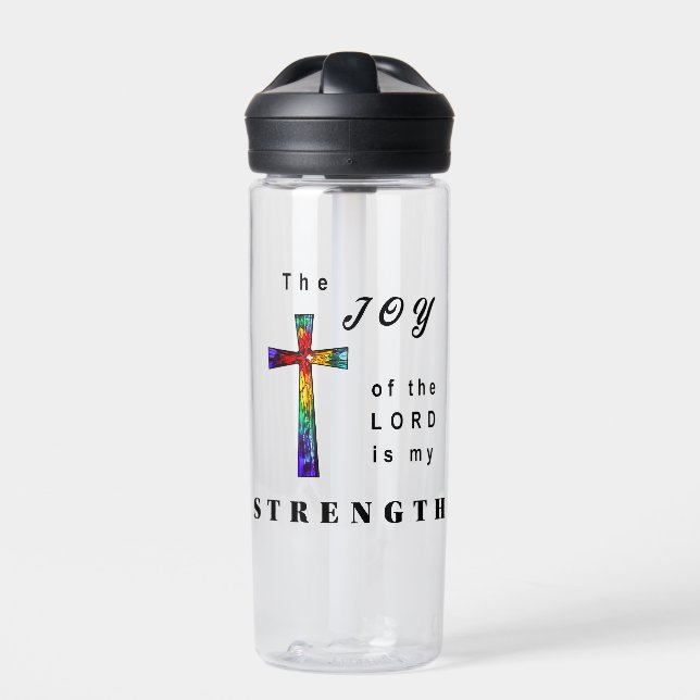 Bouteille D'eau La Joie du Seigneur est ma Force (Extérieur)