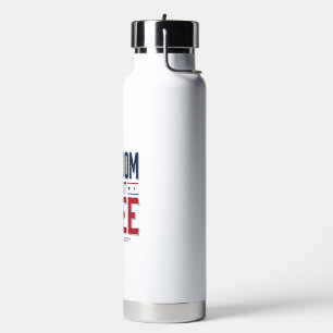 Bouteille D'eau La liberté n'est pas gratuite Design de t-shirt vi