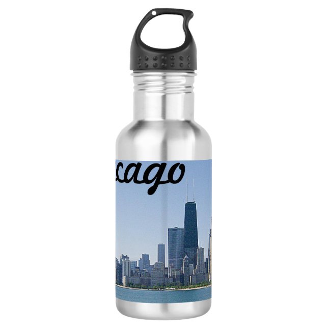 Bouteille D'eau La ligne aérienne de Chicago (Devant)