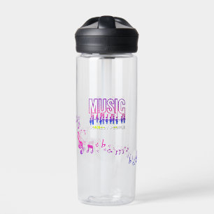 Bouteille D'eau La musique rapproche les gens 20oz