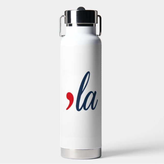 Bouteille D'eau LA pour Kamala Harris. BLANCHE (Salle de sport)