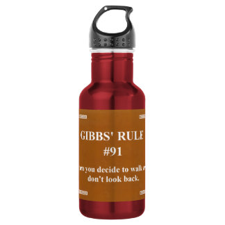 Bouteille D'eau La règle 91 de Gibbs