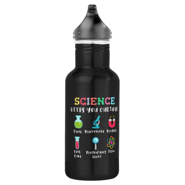Bouteille D'eau La science vous garde curieux (Droite)