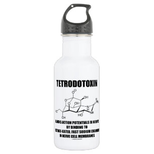 Bouteille D'eau La tetrodotoxine bloque des potentiels d'action