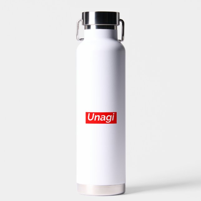 Bouteille D'eau Label Unagi (Avant)