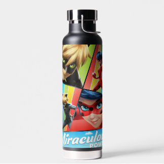 Bouteille D'eau Ladybug & Cat Noir | Puissance Miraculeuse !