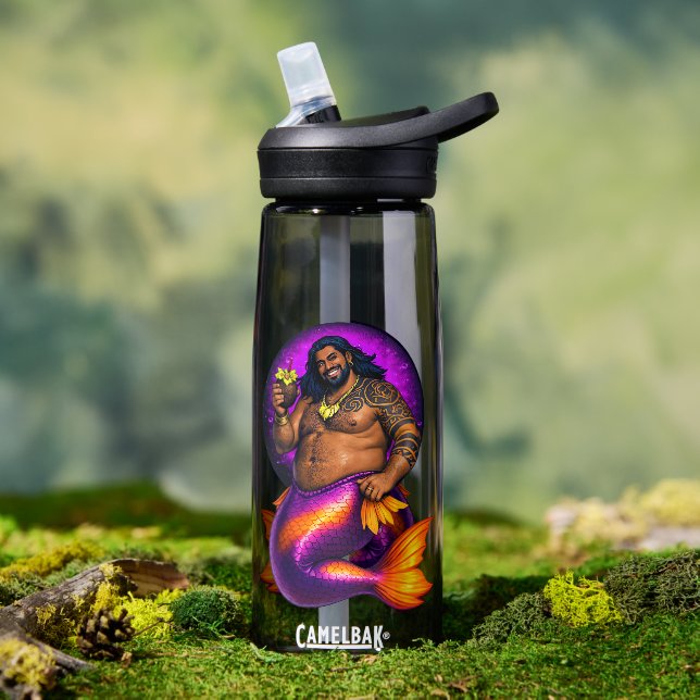 Bouteille D'eau Lagune Merbear - Maleko Tai (En extérieur (pivotée))