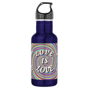 Bouteille D'eau L'amour est l'amour de la fierté