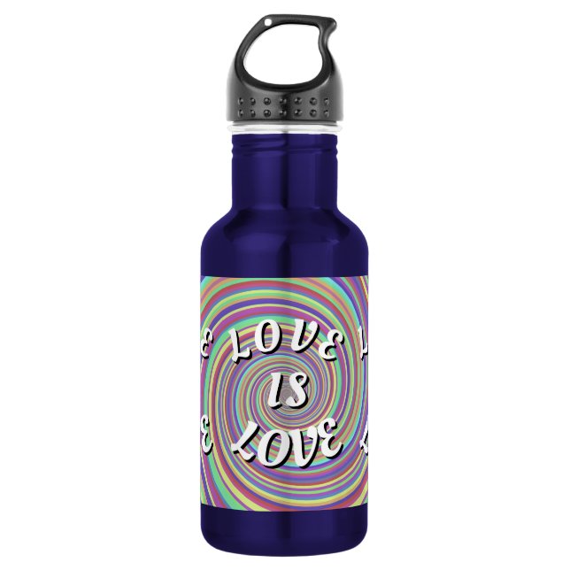Bouteille D'eau L'amour est l'amour de la fierté (Devant)