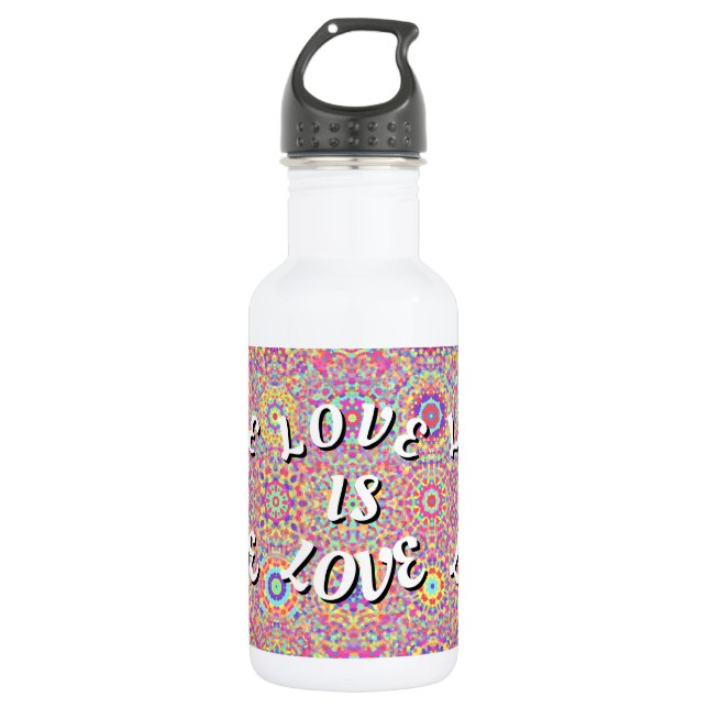 Bouteille D'eau L'Amour Est Une Fierté D'Amour (Devant)