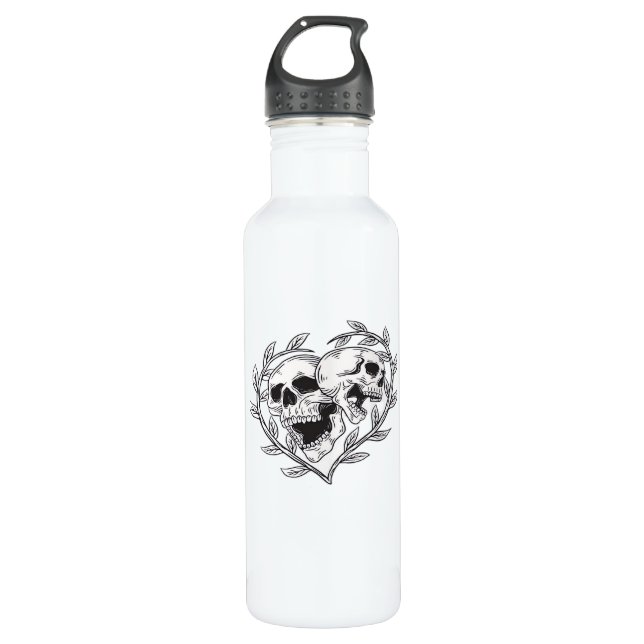 Bouteille D'eau L'Amoureux Jusqu'À La Mort Nous Fait (Devant)